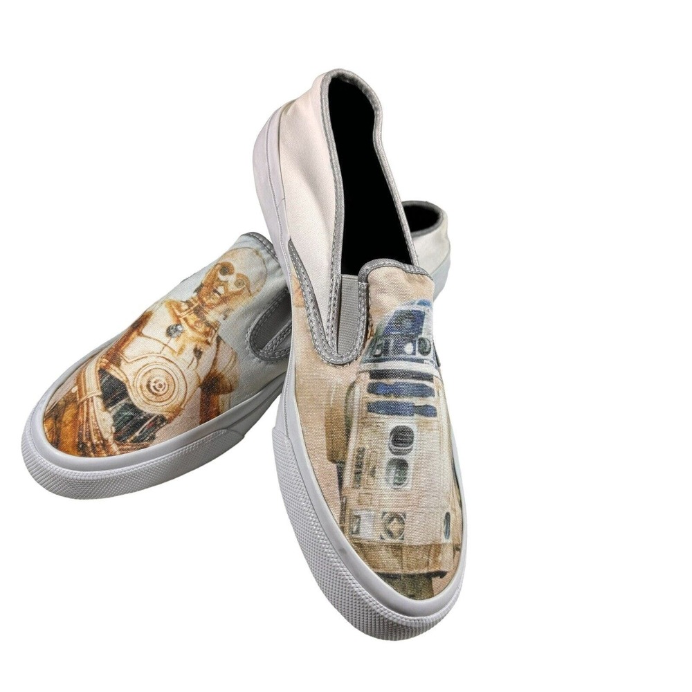 Star Wars Sperry Top Sider Slip on Shoes Droid Mens 10.5 STS17649